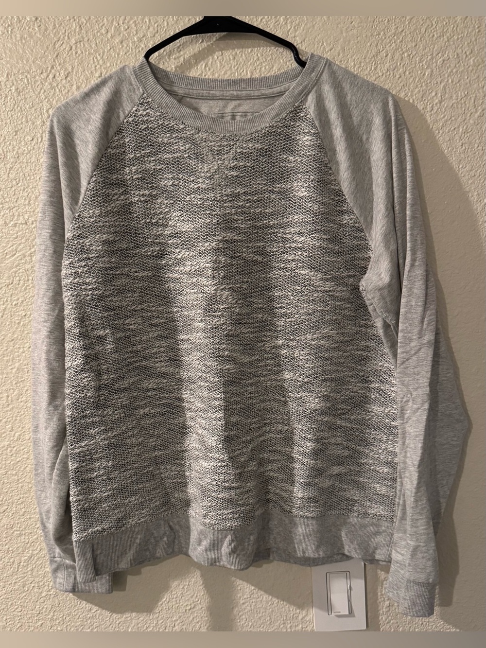 Sonoma Heathered Gray Crewneck Pullover Sweater